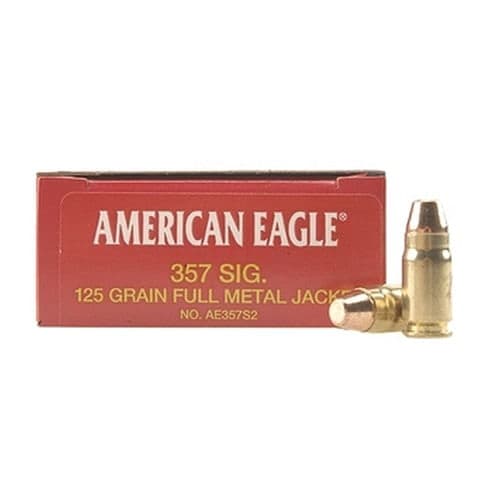 Federal American Eagle 357 SIG 125GR FMJ 50RDS Federal American Eagle 357 SIG 125GR FMJ 50RDS