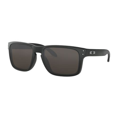 Oakley Holbrook Sunglasses Matte Black/Warm Grey OO9102-01 Oakley Holbrook Sunglasses Matte Black/Warm Grey OO9102-01