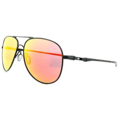 Oakley Elmont M & L Non-Polarized Iridium Aviator Sunglasses, Satin Black, 60 mm Oakley Elmont M & L Non-Polarized Iridium Aviator Sunglasses, Satin Black, 60 mm