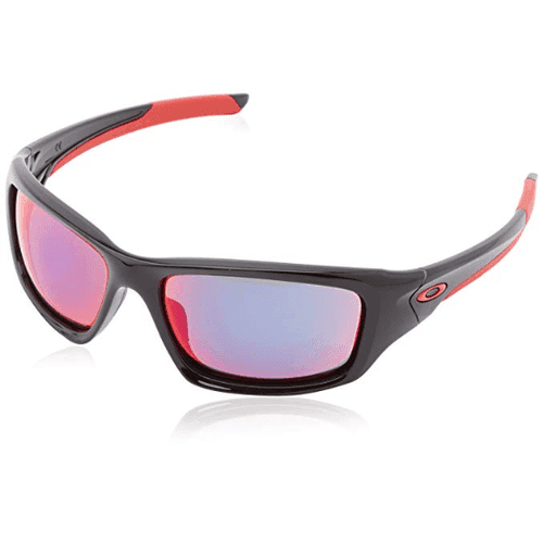 Oakley Valve Sunglasses Polished Black Frame Positive Red Iridium Lens Oakley Valve Sunglasses Polished Black Frame Positive Red Iridium Lens