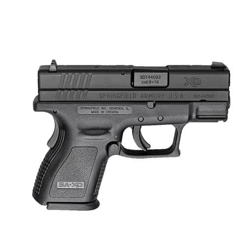 Springfield Armory Defender XD Sub-Compact 9mm 3" Barrel Pistol Springfield Armory Defender XD Sub-Compact 9mm 3" Barrel Pistol