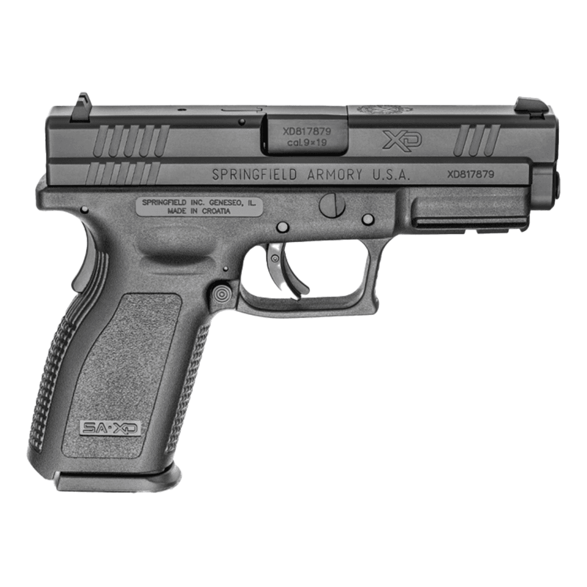 Springfield Armory Defend Your Legacy Series XD 4" Service Model 9mm Handgun Springfield Armory Defend Your Legacy Series XD 4" Service Model 9mm Handgun