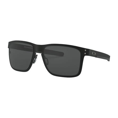 Oakley OO4123 Holbrook Metal Men's Sunglasses - Matte Black/Grey Oakley OO4123 Holbrook Metal Men's Sunglasses - Matte Black/Grey