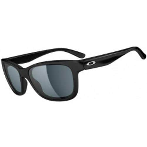 Oakley Sunglasses Women's Forehand Polished Black Frame W/ Grey Lenses Oakley Sunglasses Women's Forehand Polished Black Frame W/ Grey Lenses