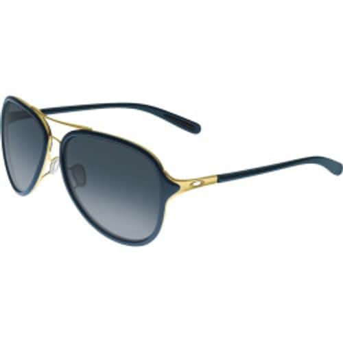 Oakley Women's Gradient Kickback Oo4102-03 Blue Aviator Sunglasses Oakley Women's Gradient Kickback Oo4102-03 Blue Aviator Sunglasses
