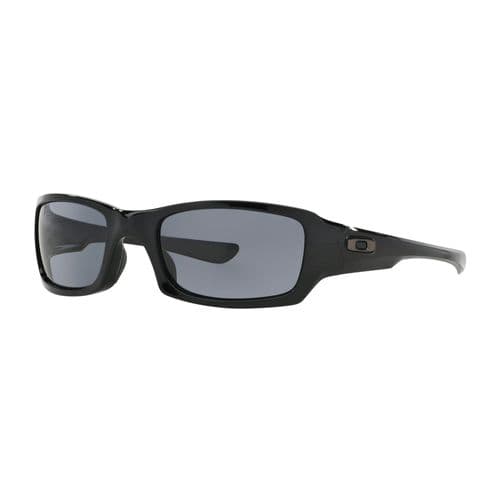 Oakley Men's Fives Squared Rectangular Sunglasses, Polished Black Oakley Men's Fives Squared Rectangular Sunglasses, Polished Black