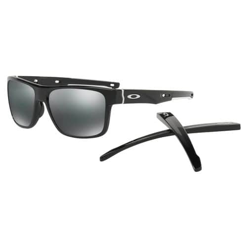 Oakley Crossrange Polished Black/Grey Unisex Sunglasses Oakley Crossrange Polished Black/Grey Unisex Sunglasses