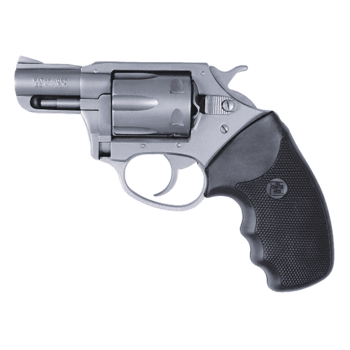 Charter Arms Pathfinder Revolver Single/Double 22 Winchester Magnum Rimfire (WMR) 2" 6 Rd Black Rubber Grip Stainless Charter Arms Pathfinder Revolver Single/Double 22 Winchester Magnum Rimfire (WMR) 2" 6 Rd Black Rubber Grip Stainless