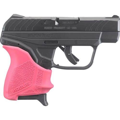 Ruger LCP II .380ACP 6-shot FS Blued Pink Hogue Slip-on Grip Ruger LCP II .380ACP 6-shot FS Blued Pink Hogue Slip-on Grip