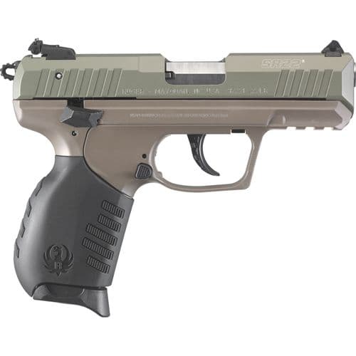 Ruger 3641 SR22 22LR Rimfire Pistol with Elite Earth Cerakote Finish Ruger 3641 SR22 22LR Rimfire Pistol with Elite Earth Cerakote Finish