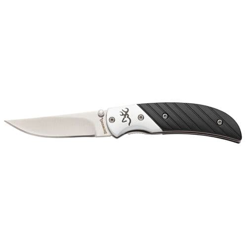 Browning Model Prism II Folding Knife 2.5" Plain Blade Black Browning Model Prism II Folding Knife 2.5" Plain Blade Black