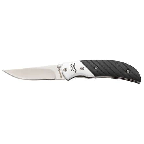 Browning Model Prism II Folding Knife 2.5" Plain Blade Black Browning Model Prism II Folding Knife 2.5" Plain Blade Black