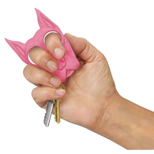 Personal Security Products SPIKE Self Defense Keychain Pink Finish Personal Security Products SPIKE Self Defense Keychain Pink Finish