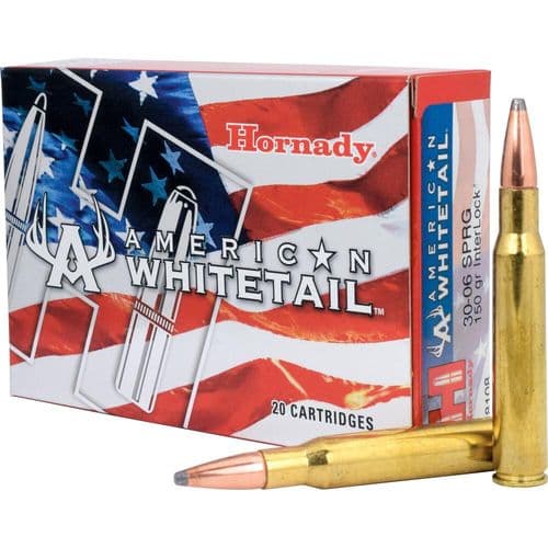 Hornady American WhiteTail 30-06 SPRG 150GR Interlock Hornady American WhiteTail 30-06 SPRG 150GR Interlock