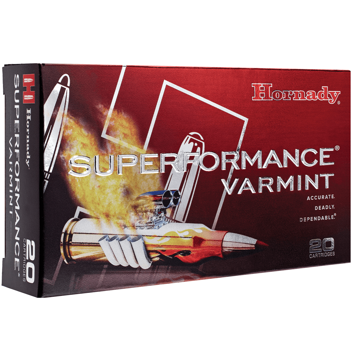 Hornady 8309 Superformance Varmint 222 Rem 35 gr Non Traditional eXpanding 20 Per Box Hornady 8309 Superformance Varmint 222 Rem 35 gr Non Traditional eXpanding 20 Per Box