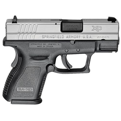 Springfield Armory XD9821HC XD-9 3" SubCompact 9mm Bi-Tone Pistol Essentials Springfield Armory XD9821HC XD-9 3" SubCompact 9mm Bi-Tone Pistol Essentials