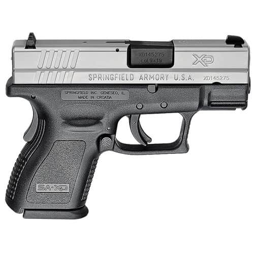 Springfield Armory XD9821HC XD-9 3" SubCompact 9mm Bi-Tone Pistol Essentials Springfield Armory XD9821HC XD-9 3" SubCompact 9mm Bi-Tone Pistol Essentials