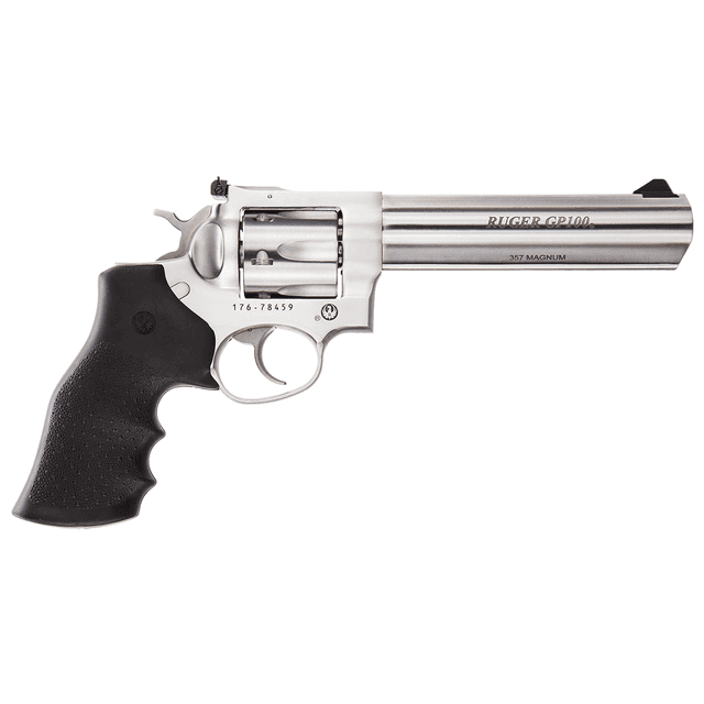 Ruger 1707 GP100 6 Inch Barrel .357 Mag Revolver - Stainless Steel Ruger 1707 GP100 6 Inch Barrel .357 Mag Revolver - Stainless Steel