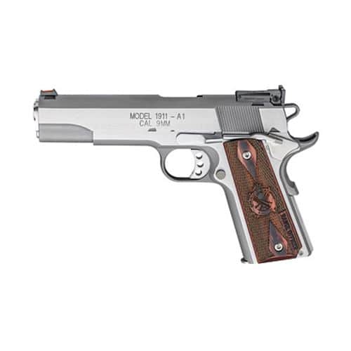 Springfield Armory PI9122L 1911 Range Officer Stainless 9mm 5" Pistol Springfield Armory PI9122L 1911 Range Officer Stainless 9mm 5" Pistol