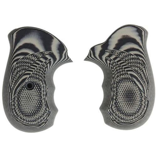 Pachmayr Dominator Ruger SP101 Grips G10 Checkered Grey/Black Pachmayr Dominator Ruger SP101 Grips G10 Checkered Grey/Black