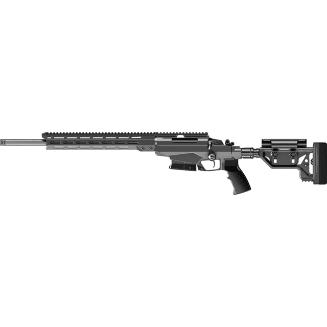 Tikka JRTAC482L T3X TAC A1 6.5 Creedmoor Left Handed Bolt Action Rifle 24" Threaded Barrel 10 Rounds Adjustable Chassis Stock M-LOK Forend Black Tikka JRTAC482L T3X TAC A1 6.5 Creedmoor Left Handed Bolt Action Rifle 24" Threaded Barrel 10 Rounds Adjustable Chassis Stock M-LOK Forend Black