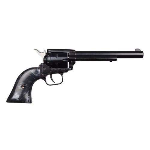 Heritage Rough Rider Revolver .22 LR 6.5in 6rd Blued Black Pearl Heritage Rough Rider Revolver .22 LR 6.5in 6rd Blued Black Pearl