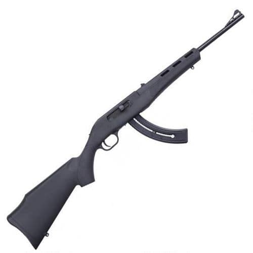 Mossberg Blaze Semi Auto Rimfire Rifle .22 Long Rifle 16.5" Barrel 26 Rounds Synthetic Stock Blued Finish 37314 Mossberg Blaze Semi Auto Rimfire Rifle .22 Long Rifle 16.5" Barrel 26 Rounds Synthetic Stock Blued Finish 37314