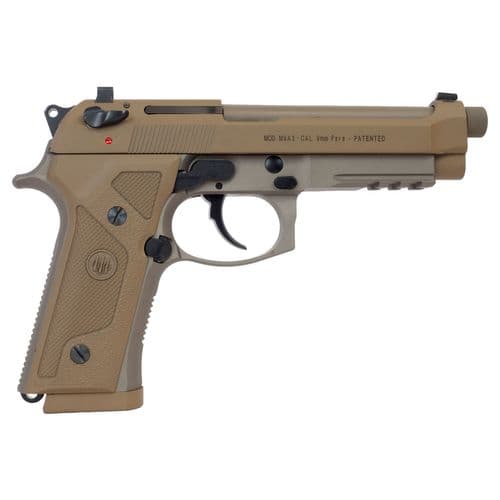 Beretta USA J92M9A3M M9 Italy Type F Single/Double 9mm Luger 5" 17+1 Flat Dark Earth Hogue Beretta USA J92M9A3M M9 Italy Type F Single/Double 9mm Luger 5" 17+1 Flat Dark Earth Hogue