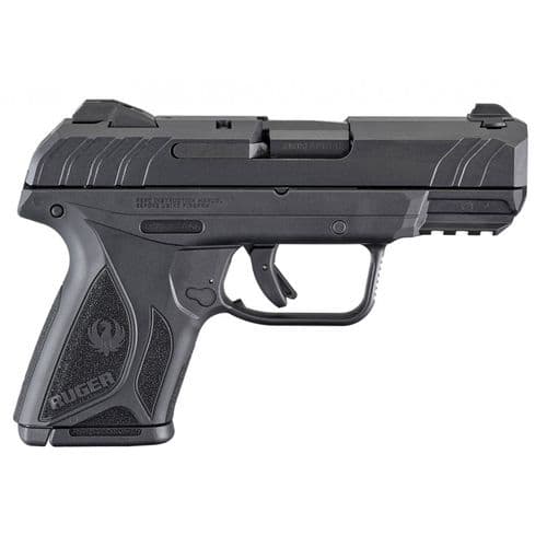 Ruger Security9 Compact 9mm Luger Double 3.42" 10+1 Black Polymer Grip Blued Steel Slide Ruger Security9 Compact 9mm Luger Double 3.42" 10+1 Black Polymer Grip Blued Steel Slide