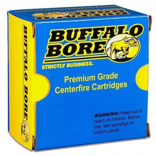 Buffalo Bore Ammunition 21A20 Heavy Strictly Business 10mm Auto 200 gr Full Metal Jacket Flat Nose 20 Per Box/ 12 Case Buffalo Bore Ammunition 21A20 Heavy Strictly Business 10mm Auto 200 gr Full Metal Jacket Flat Nose 20 Per Box/ 12 Case