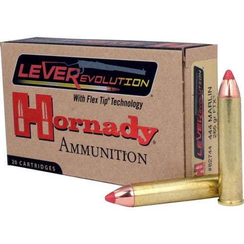 Hornady LeverEvolution 444 Marlin Flex Tip 265 GR - 20rd Box Hornady LeverEvolution 444 Marlin Flex Tip 265 GR - 20rd Box