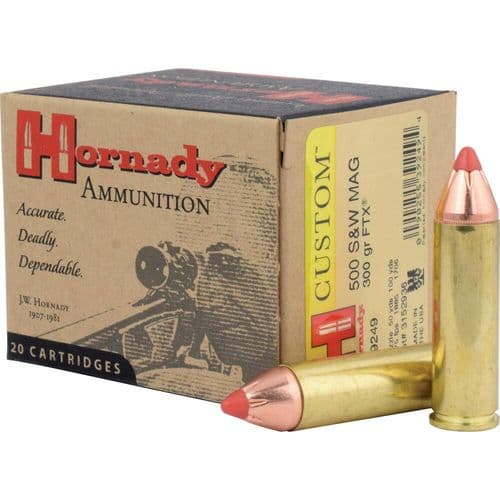 Hornady 500 S&W Mag 300 gr FTX Flex Tip eXpanding Hornady 500 S&W Mag 300 gr FTX Flex Tip eXpanding