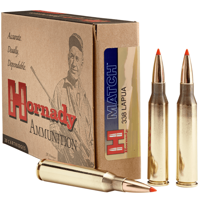 Hornady 8230 Match 338 Lapua Mag 250 gr Boat Tail Hollow Point 20 Per Box Hornady 8230 Match 338 Lapua Mag 250 gr Boat Tail Hollow Point 20 Per Box