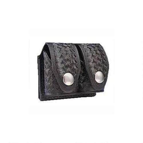 HKS Medium Speedloader Carry Case Dupont Hytrel Basketweave Black 203MBB HKS Medium Speedloader Carry Case Dupont Hytrel Basketweave Black 203MBB