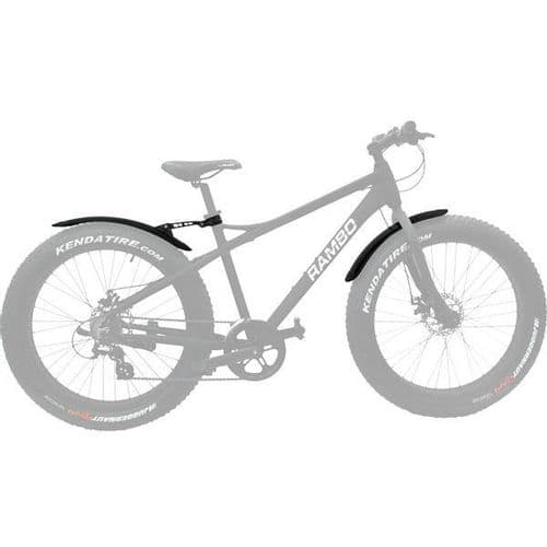 Rambo Bikes Lightweight Fender Kit Black Rambo Bikes Lightweight Fender Kit Black
