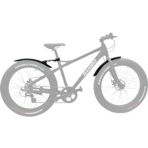 Rambo Bikes Lightweight Fender Kit Black Rambo Bikes Lightweight Fender Kit Black