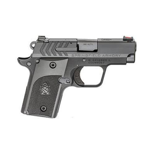 SPRINGFIELD 911 ALPHA, 1911 MICRO COMPACT, 380ACP, 2.7" BARREL, ALLOY FRAME, BLACK NITRIDE FINISH, 6RD, 1 MAGAZINE, POLYMER GRIPS SPRINGFIELD 911 ALPHA, 1911 MICRO COMPACT, 380ACP, 2.7" BARREL, ALLOY FRAME, BLACK NITRIDE FINISH, 6RD, 1 MAGAZINE, POLYMER GRIPS