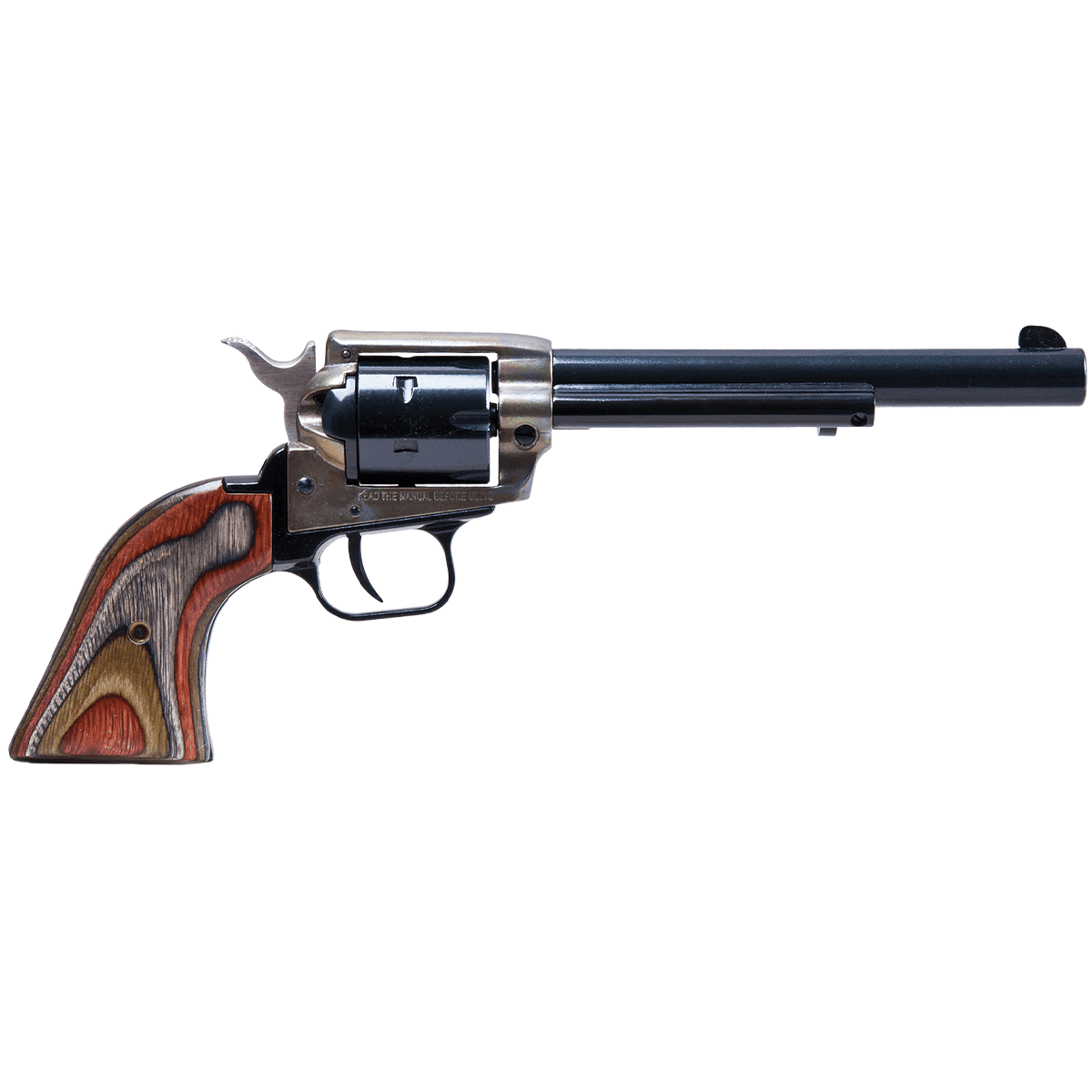 Heritage Rough Rider Small Bore Revolver 4.75 Simulated C-Hardened 22 LR/22 WMR Combo Heritage Rough Rider Small Bore Revolver 4.75 Simulated C-Hardened 22 LR/22 WMR Combo