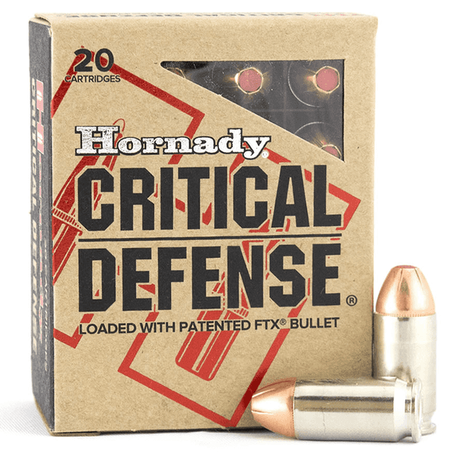 Hornady Critical Defense 45 ACP 185 gr Hornady Flex Tip eXpanding (FTX) Handgun Ammo Hornady Critical Defense 45 ACP 185 gr Hornady Flex Tip eXpanding (FTX) Handgun Ammo