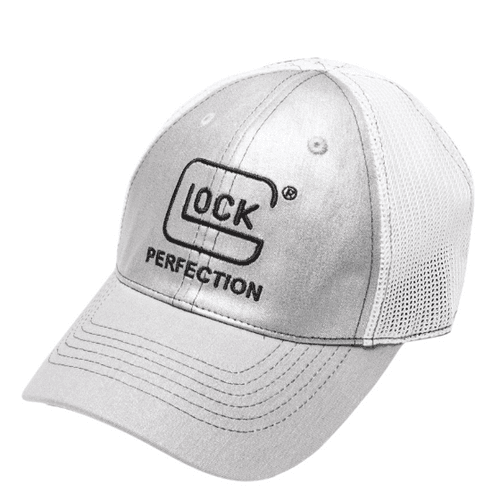 Glock AS10011 Ladies Silver Glamour Mesh Hat - Sliver/White - OSFA Glock AS10011 Ladies Silver Glamour Mesh Hat - Sliver/White - OSFA