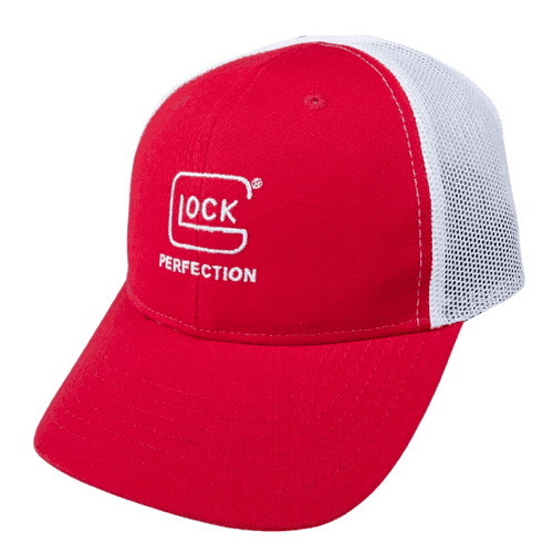 Glock AS10076 Red Ranger Mesh Hat - Red/White - OSFA Glock AS10076 Red Ranger Mesh Hat - Red/White - OSFA