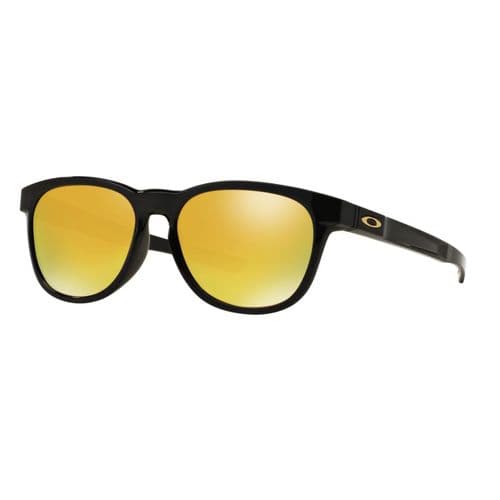 Oakley Stringer Sunglasses Polished Black Frame / 24k Iridium Lens Oakley Stringer Sunglasses Polished Black Frame / 24k Iridium Lens