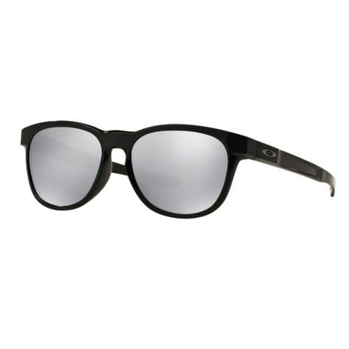 Oakley Stringer Sunglasses, Polished Black/Chrome Iridium Oakley Stringer Sunglasses, Polished Black/Chrome Iridium
