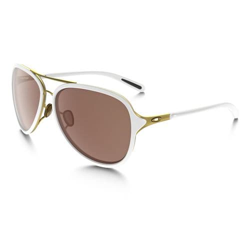 Oakley Sunglasses Kickback White / Gold VR28 Black Iridium Oakley Sunglasses Kickback White / Gold VR28 Black Iridium