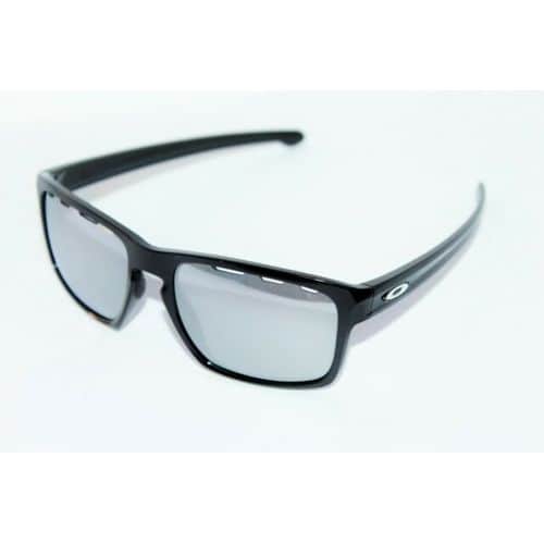 Oakley Men's Sliver Non-Polarized Iridium Rectangular Sunglasses, Polished Black Oakley Men's Sliver Non-Polarized Iridium Rectangular Sunglasses, Polished Black