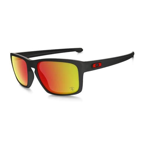 OAKLEY Sliver Scuderia Ferrari Matte Black /Ruby Iridium Sunglasses 57mm OAKLEY Sliver Scuderia Ferrari Matte Black /Ruby Iridium Sunglasses 57mm
