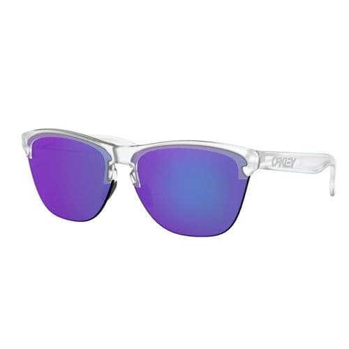 Oakley Occhiali Frogskins Lite Matte Clear Violet Iridium Oakley Occhiali Frogskins Lite Matte Clear Violet Iridium