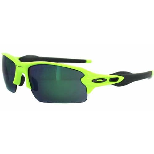 Oakley Men's Flak Green Semi-Rimless Sunglasses Oakley Men's Flak Green Semi-Rimless Sunglasses