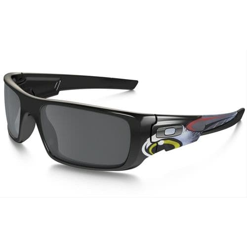 Oakley Mens TLD Crankshaft Sunglasses, Polished Black Oakley Mens TLD Crankshaft Sunglasses, Polished Black
