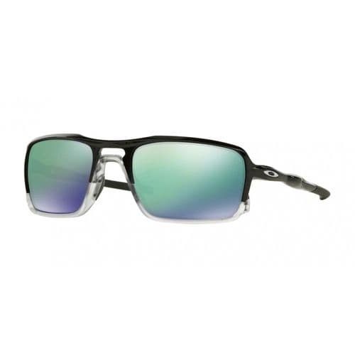Oakley Triggerman Sunglasses Polished Black/Jade Iridium Oakley Triggerman Sunglasses Polished Black/Jade Iridium
